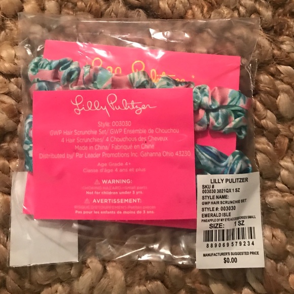 Lilly Pulitzer Accessories - NWT Lilly scrunchies